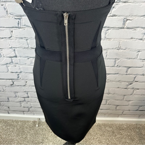 Alexander Wang Corset Bustier Mini Dress NWT Size 2 Black Bodycon Cocktail Party - Picture 4 of 13